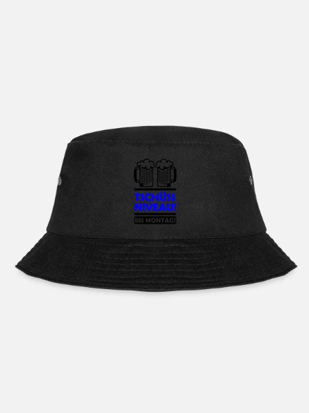 tschüss niveau 2 - Bucket Hat - Schwarz