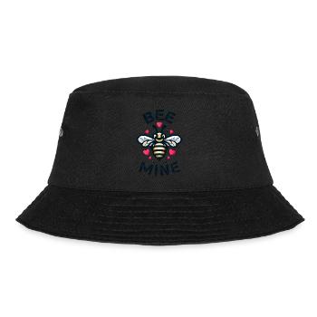 BIENEN-MINE - Bucket Hat - Schwarz - Vorne - Lela (165cm)
