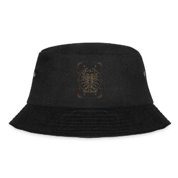 Sign of Scorpio: Constellation of the Zodiac - Bucket Hat - black - Front - Lela (165cm)