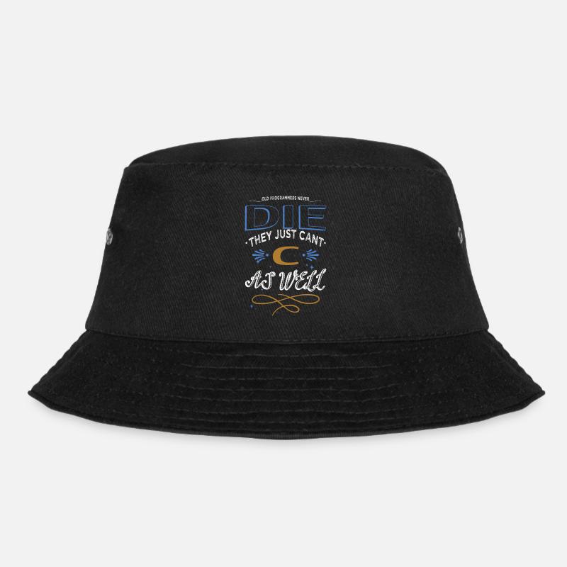 hacking computer birthday present idea awesome - Bucket Hat - Schwarz