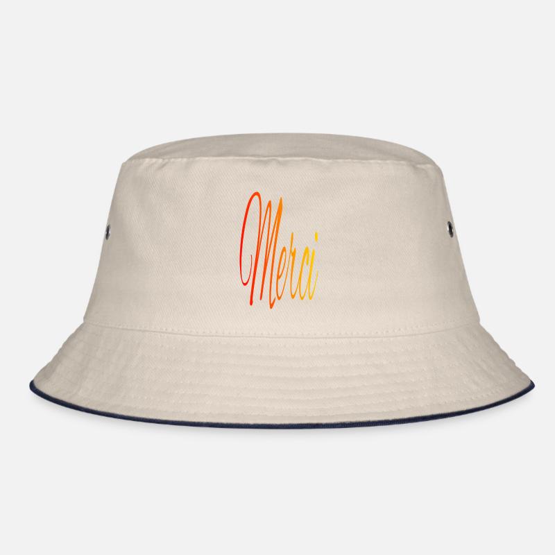 Thank you, red/orange/yellow Bucket Hat