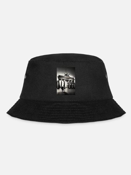 Berlin black White - Bucket Hat - Schwarz