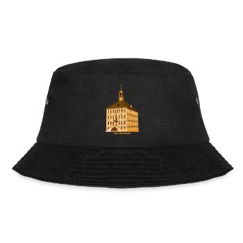 Bischofswerda Rathaus Oberlausitz Sachsen - Bucket Hat - Schwarz - Vorne - Lela (165cm)