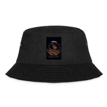 Nuages dans une bulle orange 3 - Bob - noir - Devant - Lela (165cm)