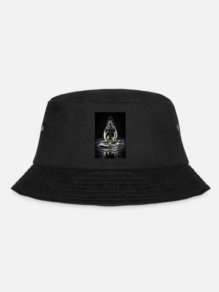 Tropfen chrome 1 - Bucket Hat - Schwarz