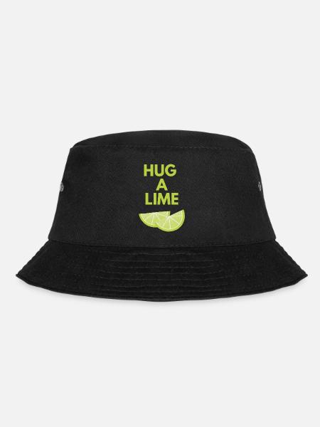 HUG A LIME - Bucket Hat - black