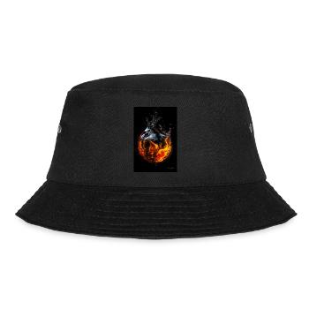 Drops fire 6 - Bucket Hat - black - Front - Lela (165cm)