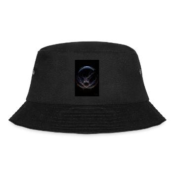 Kaos in einer Blase feuer 4 - Bucket Hat - Schwarz - Vorne - Lela (165cm)