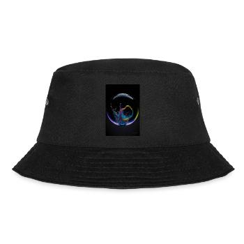 Kaos in einer Blase regenbogen 3 - Bucket Hat - Schwarz - Vorne - Lela (165cm)
