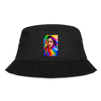 Neon Beauty 6 - Bucket Hat - black - Front - Lela (165cm)