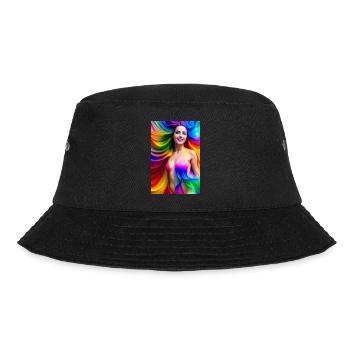 Neon Beauty 9 - Bucket Hat - black - Front - Lela (165cm)