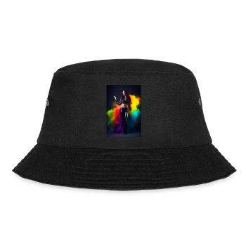 Rainbow Beauty 1 - Bucket Hat - black - Front - Lela (165cm)