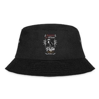 Always be yourself unless you can be a Puffin... - Bucket Hat - black - Front - Lela (165cm)