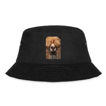 Llama Drama - Bucket Hat - black - Front - Lela (165cm)