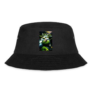 Yin Yang 6 - Bucket Hat - black - Front - Lela (165cm)