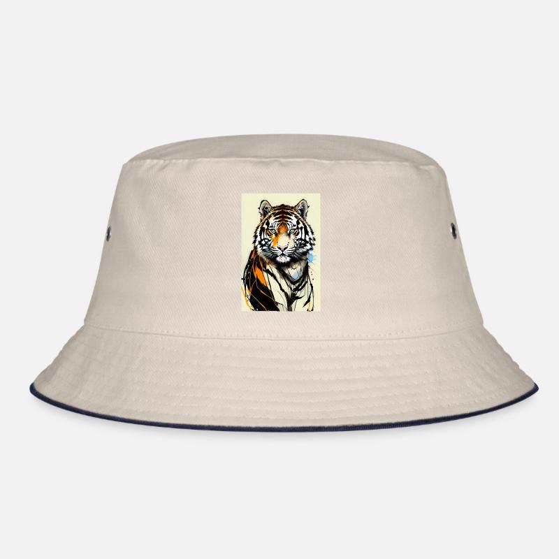 Inkpunk Tiger 1 Bucket Hat