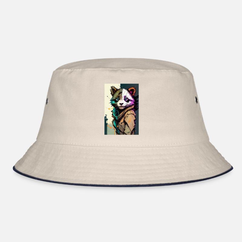 Inkpunk Panda 2 Bucket Hat