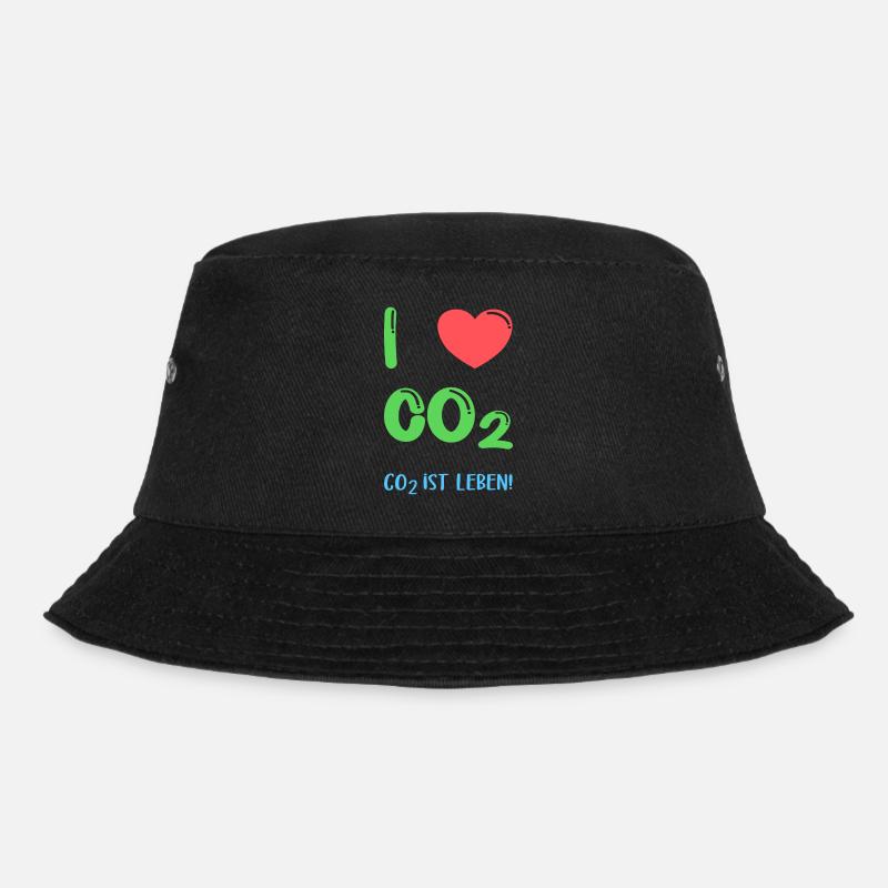 I Love Co2 - Bucket Hat - Schwarz