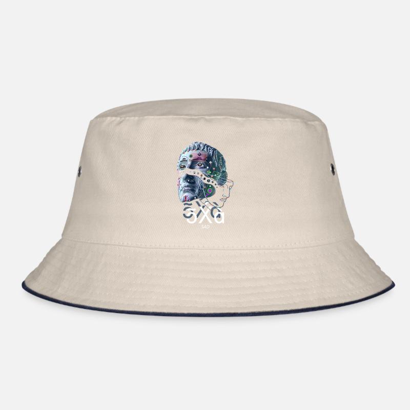 Sad Sadness Graphic Bucket Hat