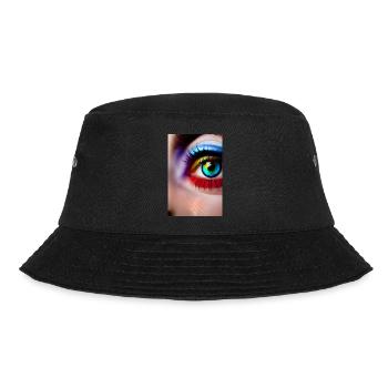 Rainbow Eye - Bucket Hat - black - Front - Lela (165cm)