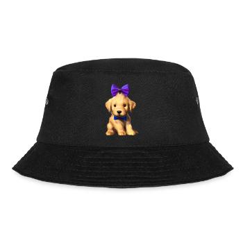 Dog owners Golden Retriever puppy dogs - Bucket Hat - black - Front - Lela (165cm)