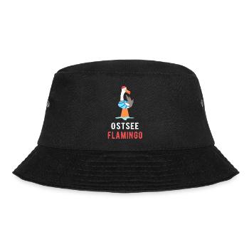 Ostsee Flamingo - Bucket Hat - Schwarz - Vorne - Lela (165cm)