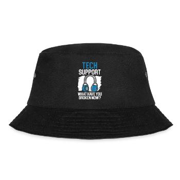 Wenn alles andere fehlschlägt Reboot Tech Support - Bucket Hat - Schwarz - Vorne - Lela (165cm)