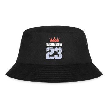 Indonesia 23 Jersey 2023 - Bucket Hat - black - Front - Lela (165cm)