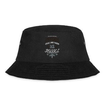 funny hippy disarmament gift idea pride birthday - Bucket Hat - Schwarz - Vorne - Lela (165cm)