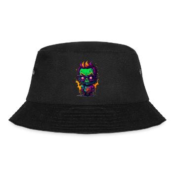 Bunter cooler Zombie - Bucket Hat - Schwarz - Vorne - Lela (165cm)