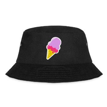 Sommer - Bucket Hat - Schwarz - Vorne - Lela (165cm)