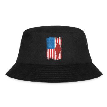 Eiscreme 4. Juli USA - Bucket Hat - Schwarz - Vorne - Lela (165cm)