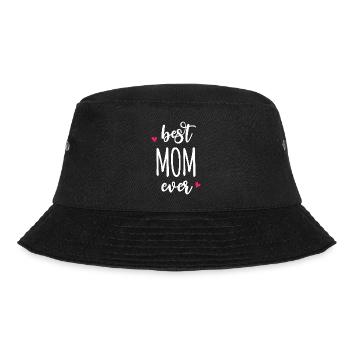 Beste Mutter aller Zeiten - Bucket Hat - Schwarz - Vorne - Lela (165cm)