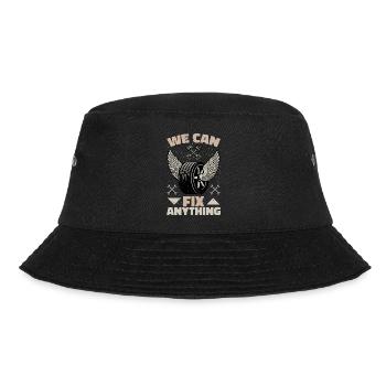 WE CAN FIX ANYTHING - Bucket Hat - black - Front - Lela (165cm)