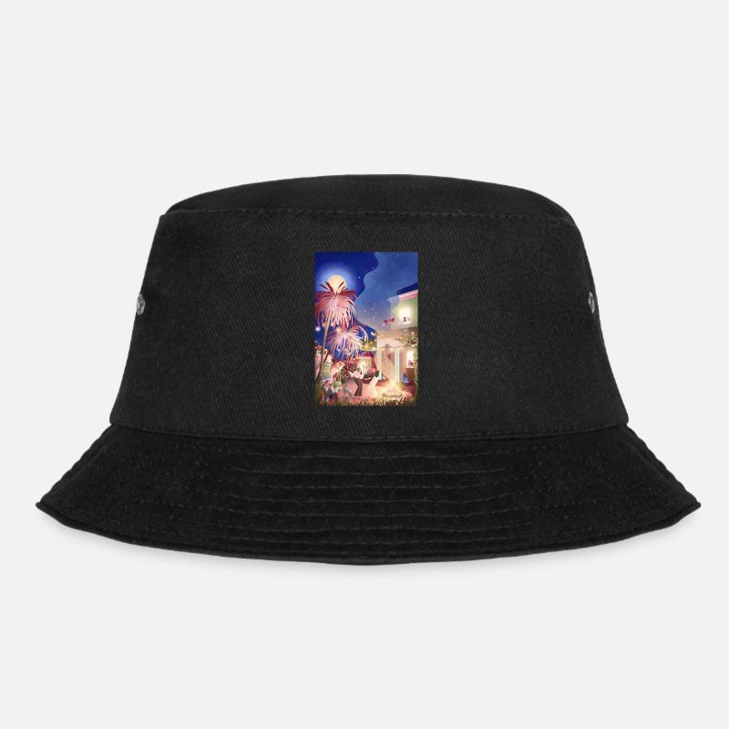 Oriental magic - Bucket Hat - black