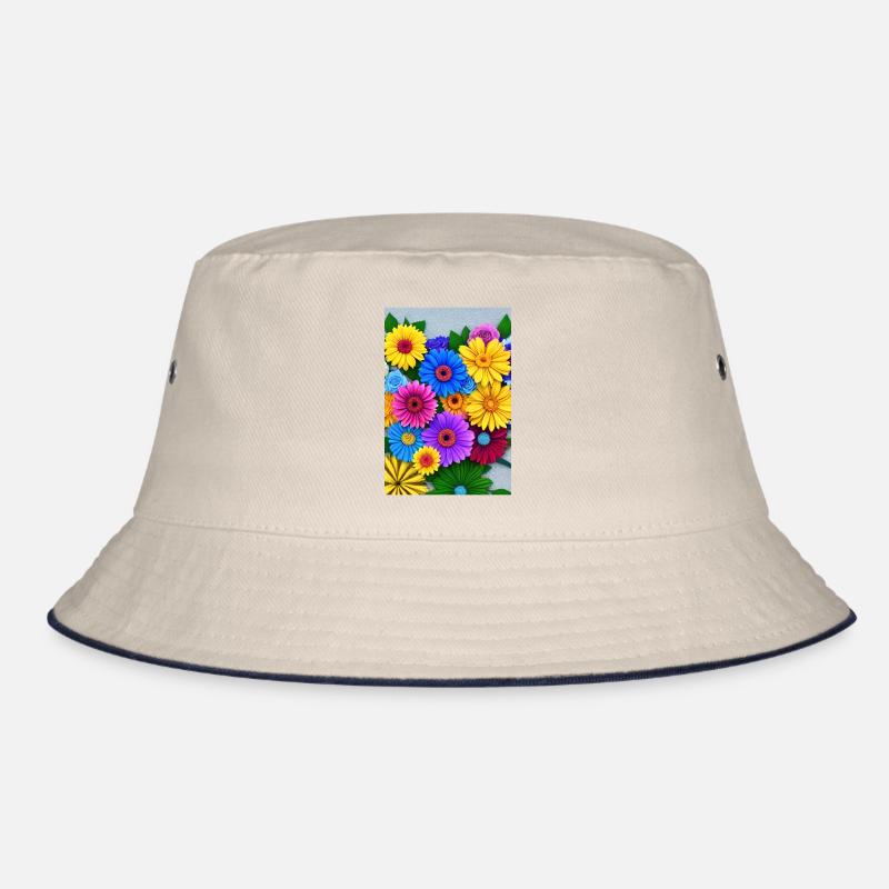 Multi Flowers Bucket Hat