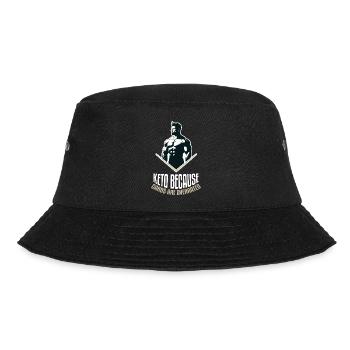 Delightful Cheerful Muscles Of Keto Quote - Bucket Hat - black - Front - Lela (165cm)