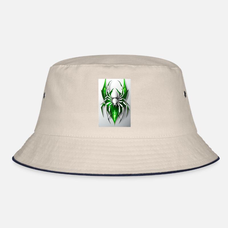 White Animals Spider Bucket Hat