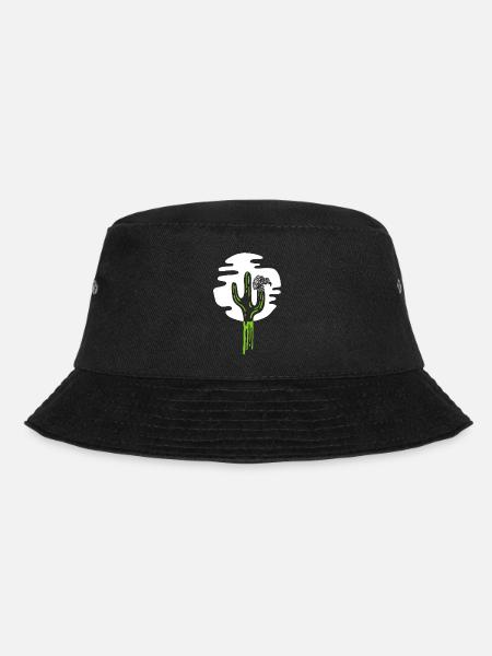Cactus et vautour sous la lune - Bob - noir