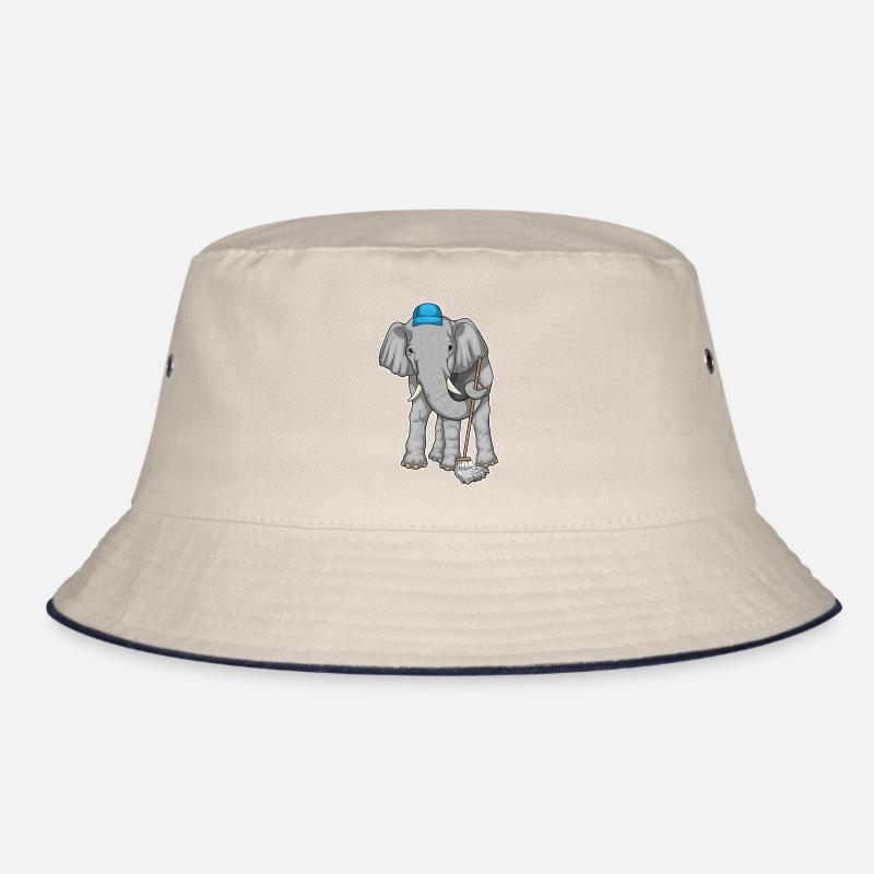 Elephant Cleaner Mop Bucket Hat