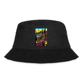 San Francisco - Bucket Hat - Schwarz - Vorne - Lela (165cm)