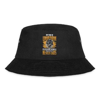 Police Officer, Profession, Crime, Siren - Bucket Hat - black - Front - Lela (165cm)