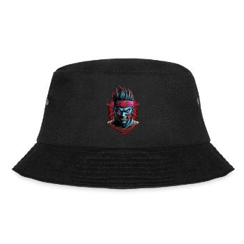 Samurai Warrior - Japan - Demon - Bucket Hat - black - Front - Lela (165cm)