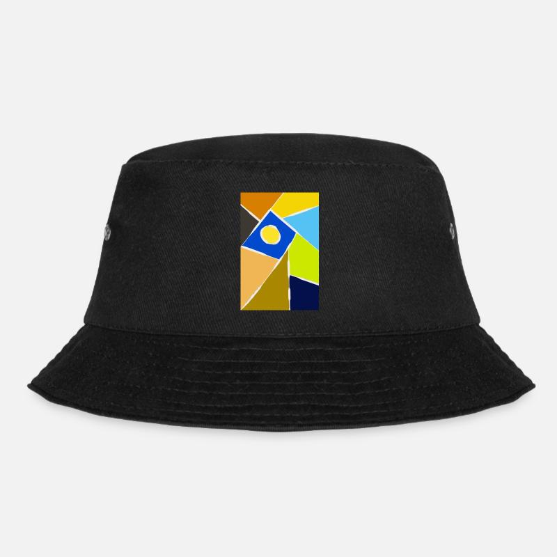 Bunte Kunst - Bucket Hat - Schwarz