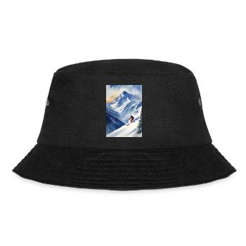 Ski II - Bucket Hat - Schwarz - Vorne - Lela (165cm)