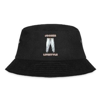 Jogger Lifestyle - Bucket Hat - Schwarz - Vorne - Lela (165cm)