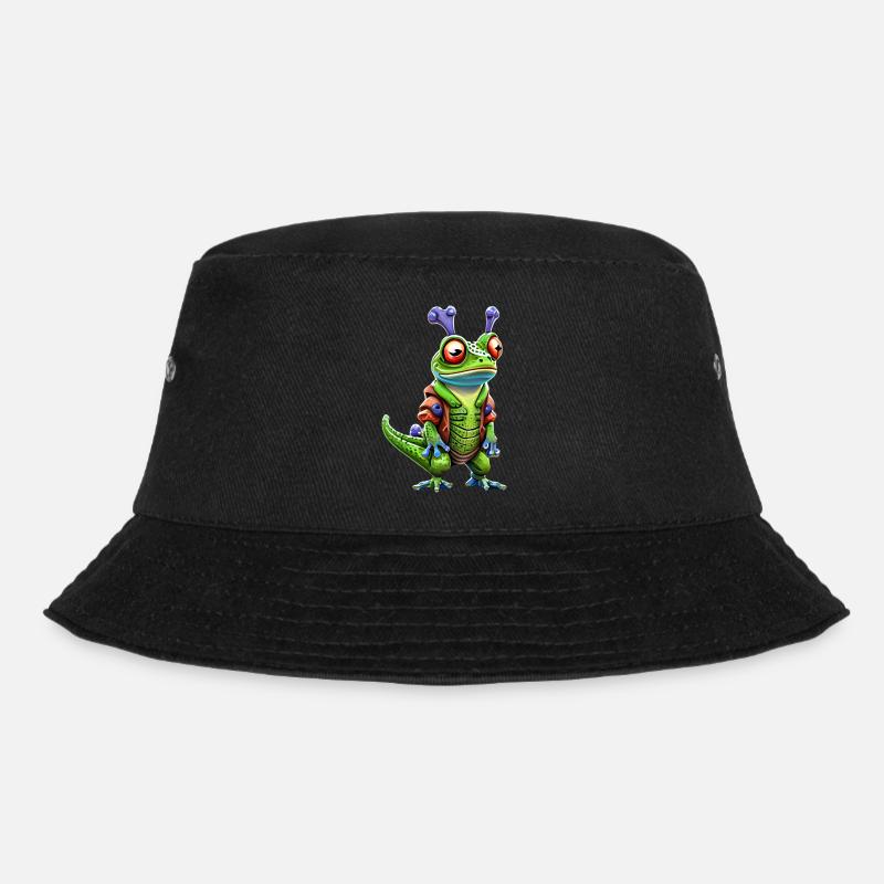 Gecko Galacticus: Ein außerirdisches Abenteuer - Bucket Hat - Schwarz