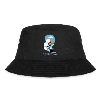 Chef Cook Kitchen Culinary Retro Bake Restaurant - Bucket Hat - black - Front - Lela (165cm)