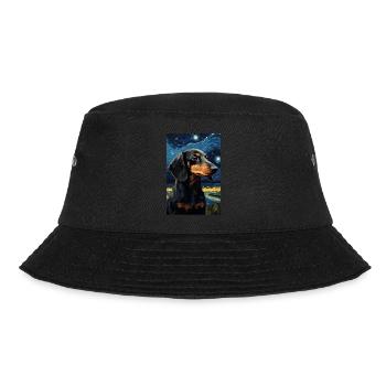 Dachshund - Bucket Hat - black - Front - Lela (165cm)