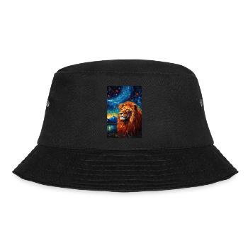 Lion - Bucket Hat - black - Front - Lela (165cm)